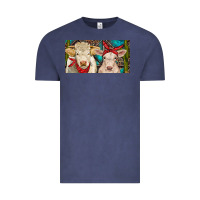 Vintage Denim Charolais bull and calf Vintage Tee - RanaPortraitStore