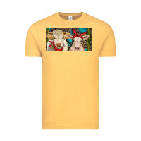 Vintage Mustard Charolais bull and calf Vintage Tee - RanaPortraitStore