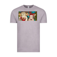 Vintage Zinc Charolais bull and calf Vintage Tee - RanaPortraitStore