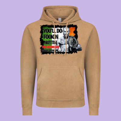 The Notorious Conor Mcgregor Fookin Nuttin Vintage Hoodie Designed By Bettercallsaul