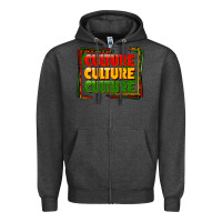 Charcoal Heather culture Zipper Hoodie - FaDigitalArtStudio