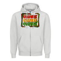 Dove Grey culture Zipper Hoodie - FaDigitalArtStudio