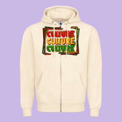 Culture Zipper Hoodie Designed By Fadigitalartstudio