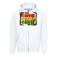 White culture Zipper Hoodie - FaDigitalArtStudio