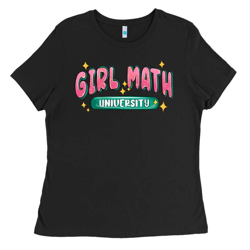 Girl Math University Ladies Tee by MaliasSmallBusiness | Teevron