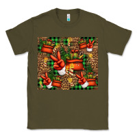 Army Green Christmas Santa Claus peace hand Classic Tee - Jasminsmagicworld