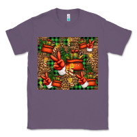 Lavender Christmas Santa Claus peace hand Classic Tee - Jasminsmagicworld