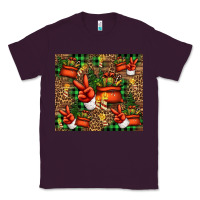 Plum Christmas Santa Claus peace hand Classic Tee - Jasminsmagicworld