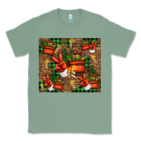 Christmas Santa Claus Peace Hand Classic Tee | Teevron