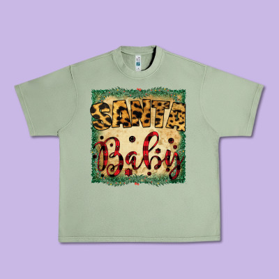 Santa Baby Urban Heavy Tee Designed By Bettercallsaul