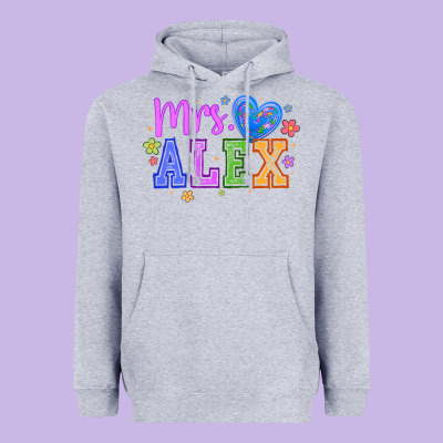 Mrs Heavyweight Hoodie Designed By Cowhidedigitalart