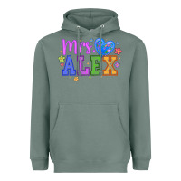 Sage mrs Heavyweight Hoodie - CowhideDigitalArt