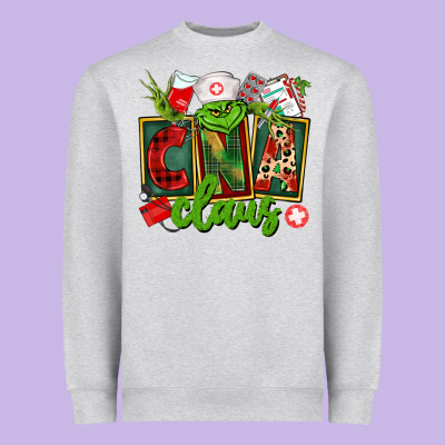Cna  Certified Nursing Assistant Claus Heavyweight Sweatshirt Designed By Cowgirlartshop