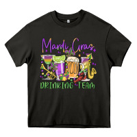 Asphalt mardi gras drinking team Heavy Core Tee - MaliasSmallBusiness