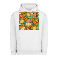 Pigment Lunar Rock pumpkin sunflowers leaves Urban Hoodie - Artiststas