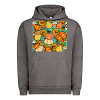 Pigment Tornado pumpkin sunflowers leaves Urban Hoodie - Artiststas