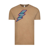 Vintage Coffee Purple Border Aztec Pattern Lightning Vintage Tee - Bettercallsaul