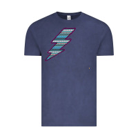 Vintage Denim Purple Border Aztec Pattern Lightning Vintage Tee - Bettercallsaul