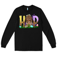 Black Hop rabbit Long Sleeve Tee - NancyCooperArtShop