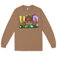 Toasted Coconut Hop rabbit Long Sleeve Tee - NancyCooperArtShop