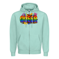 Seafoam queer Zipper Hoodie - FaDigitalArtStudio