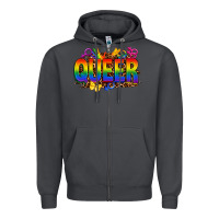 Smoke queer Zipper Hoodie - FaDigitalArtStudio