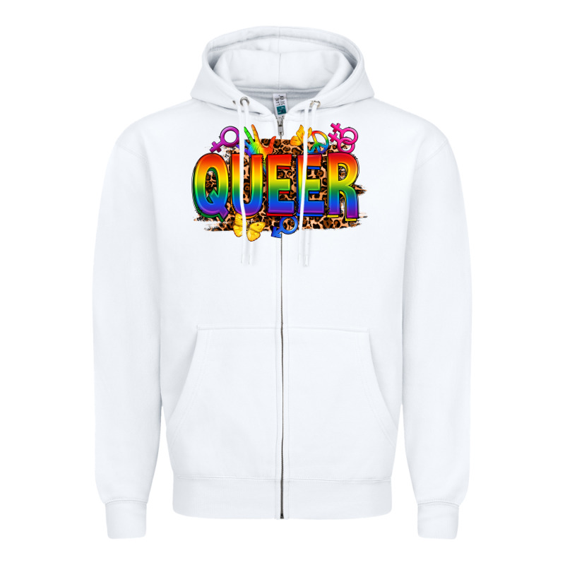Queer Zipper Hoodie by FaDigitalArtStudio | Teevron