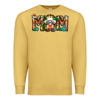 Antique Gold Mom Cowboy Gnome Premium Sweatshirt - CowhideDigitalArt