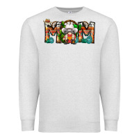 Oatmeal Heather Mom Cowboy Gnome Premium Sweatshirt - CowhideDigitalArt
