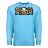 Ocean Blue Mom Cowboy Gnome Premium Sweatshirt - CowhideDigitalArt