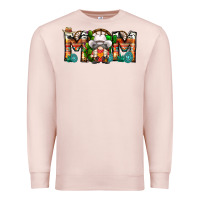 Pale Pink Mom Cowboy Gnome Premium Sweatshirt - CowhideDigitalArt