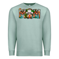 Seafoam Mom Cowboy Gnome Premium Sweatshirt - CowhideDigitalArt