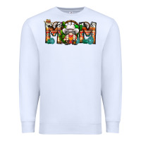 White Mom Cowboy Gnome Premium Sweatshirt - CowhideDigitalArt