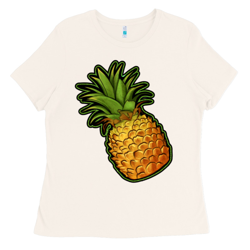 Pineapple Ladies Tee by Jasminsmagicworld | Teevron