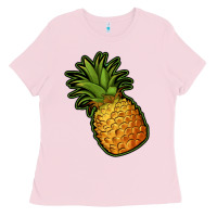 Bubblegum Pink pineapple Ladies Tee - Jasminsmagicworld