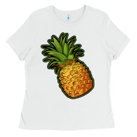 White pineapple Ladies Tee - Jasminsmagicworld