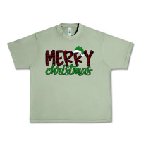 Oil Green Merry Christmas Urban Heavy Tee - Bettercallsaul