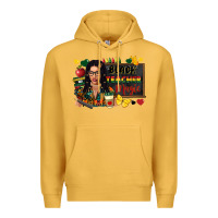 Mustard Juneteenth black teacher magic Premium Hoodie - FaDigitalArtStudio