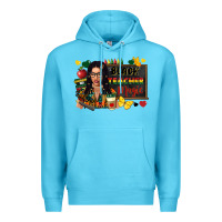 Ocean Blue Juneteenth black teacher magic Premium Hoodie - FaDigitalArtStudio