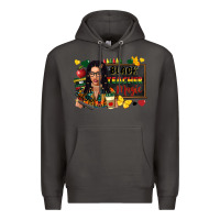 Smoke Juneteenth black teacher magic Premium Hoodie - FaDigitalArtStudio