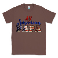 Chestnut all american papa Classic Tee - BarkalooDesign