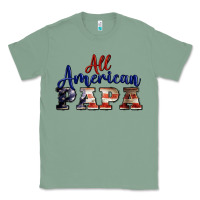 Sage all american papa Classic Tee - BarkalooDesign