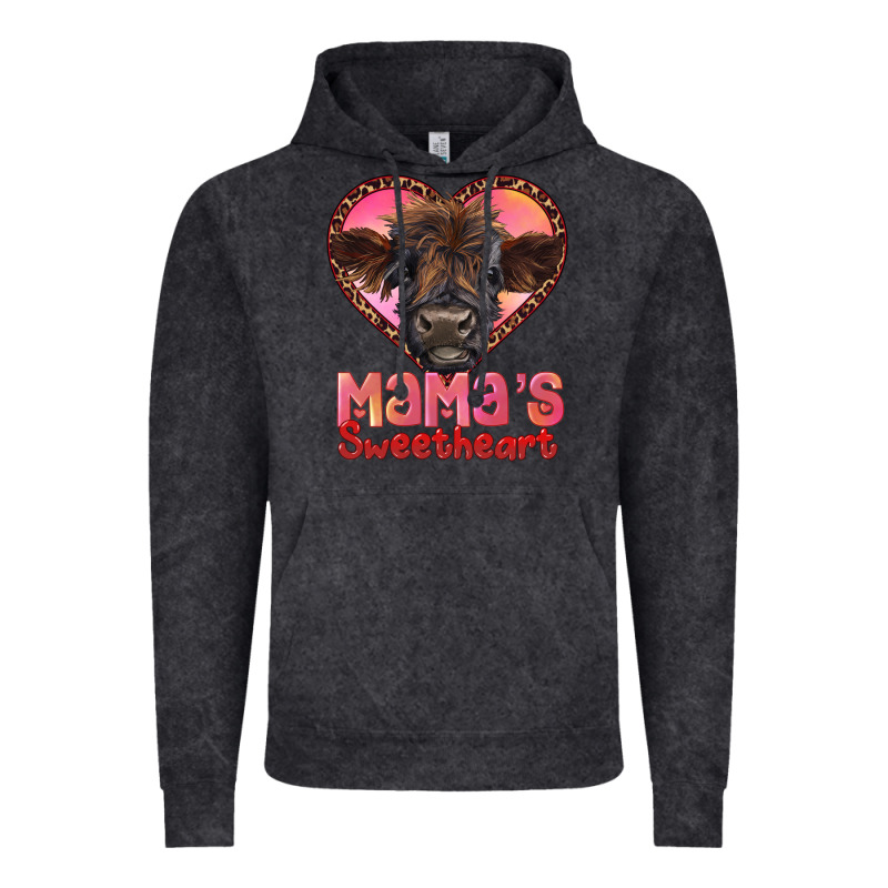 Mama's Sweetheart Highland Calf Vintage Hoodie by RanaPortraitStore | Teevron