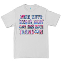 Dove Grey lord have mercy baby got her blue jeans on Premium Tee - NancyCooperArtShop