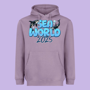 Sea World 2025 Heavyweight Hoodie Designed By Cowhidedigitalart