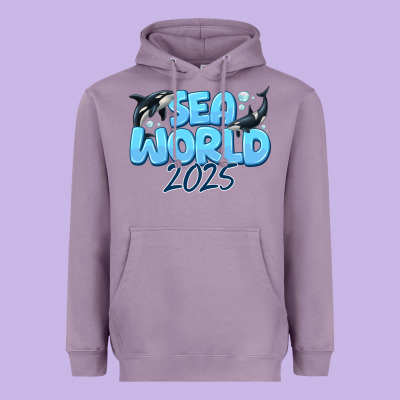 Sea World 2025 Heavyweight Hoodie Designed By Cowhidedigitalart