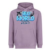 Lavender Sea World 2025 Heavyweight Hoodie - CowhideDigitalArt