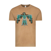 Vintage Camel Cowhide Aztec Thunderbird Vintage Tee - Bettercallsaul