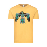 Vintage Mustard Cowhide Aztec Thunderbird Vintage Tee - Bettercallsaul