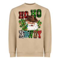 Mushroom ho ho howdy santa Heavyweight Sweatshirt - CowGirlArtShop